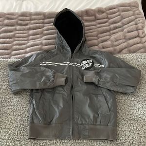 Santa Cruz skateboards waterproof jacket